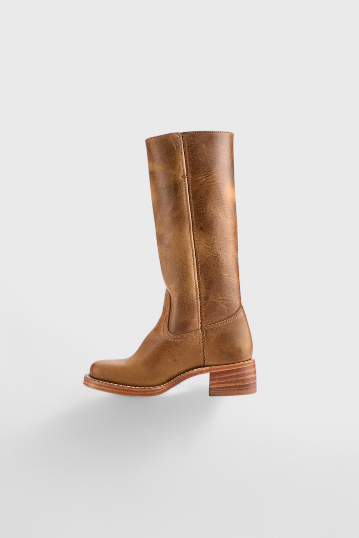 PIPPA | WOMEN'S LEATHER KNEE-HIGH BOOTS WITH HEELS