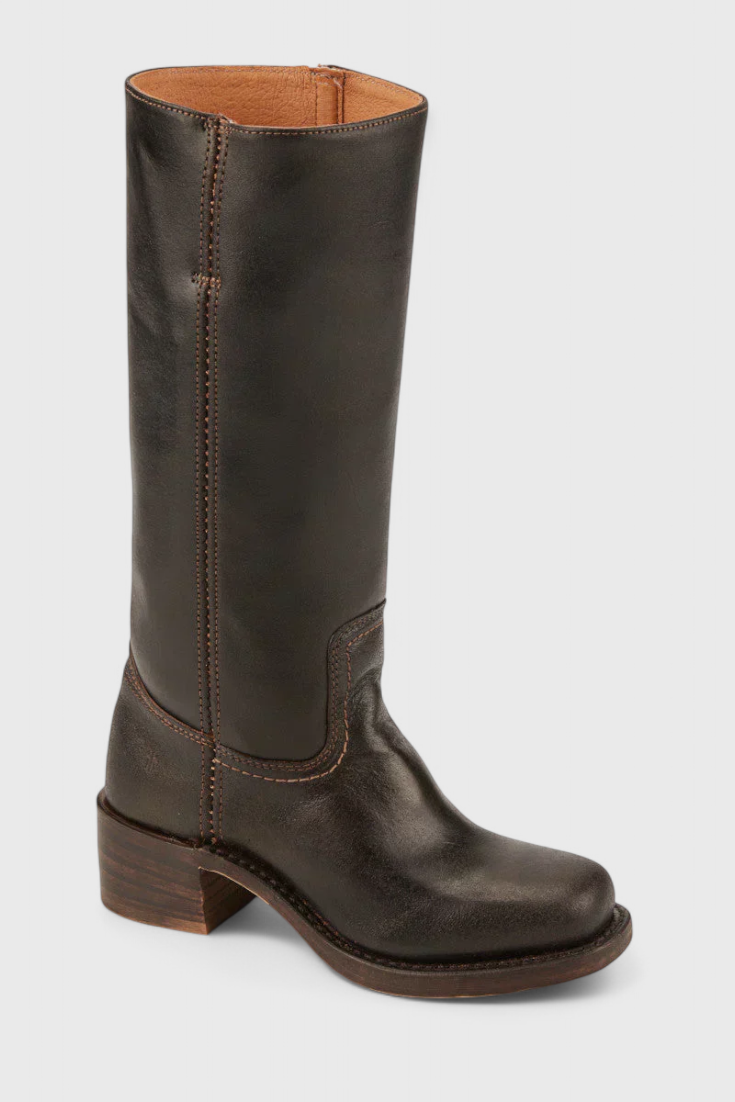 PIPPA | WOMEN'S LEATHER KNEE-HIGH BOOTS WITH HEELS
