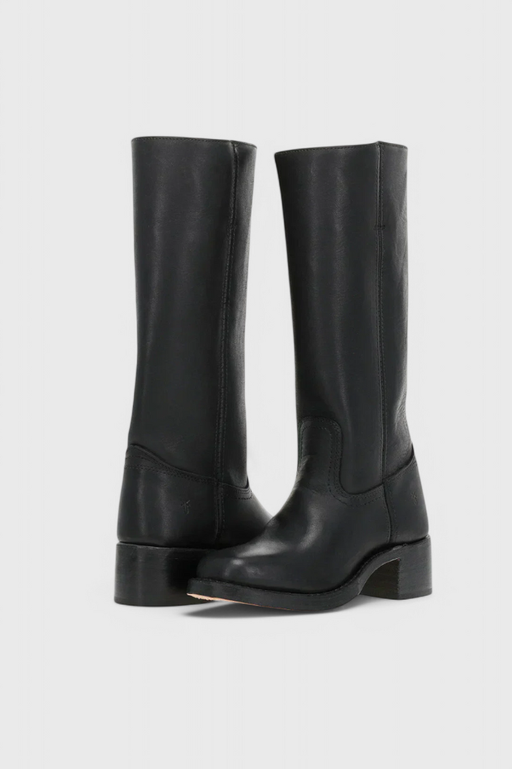 PIPPA | WOMEN'S LEATHER KNEE-HIGH BOOTS WITH HEELS