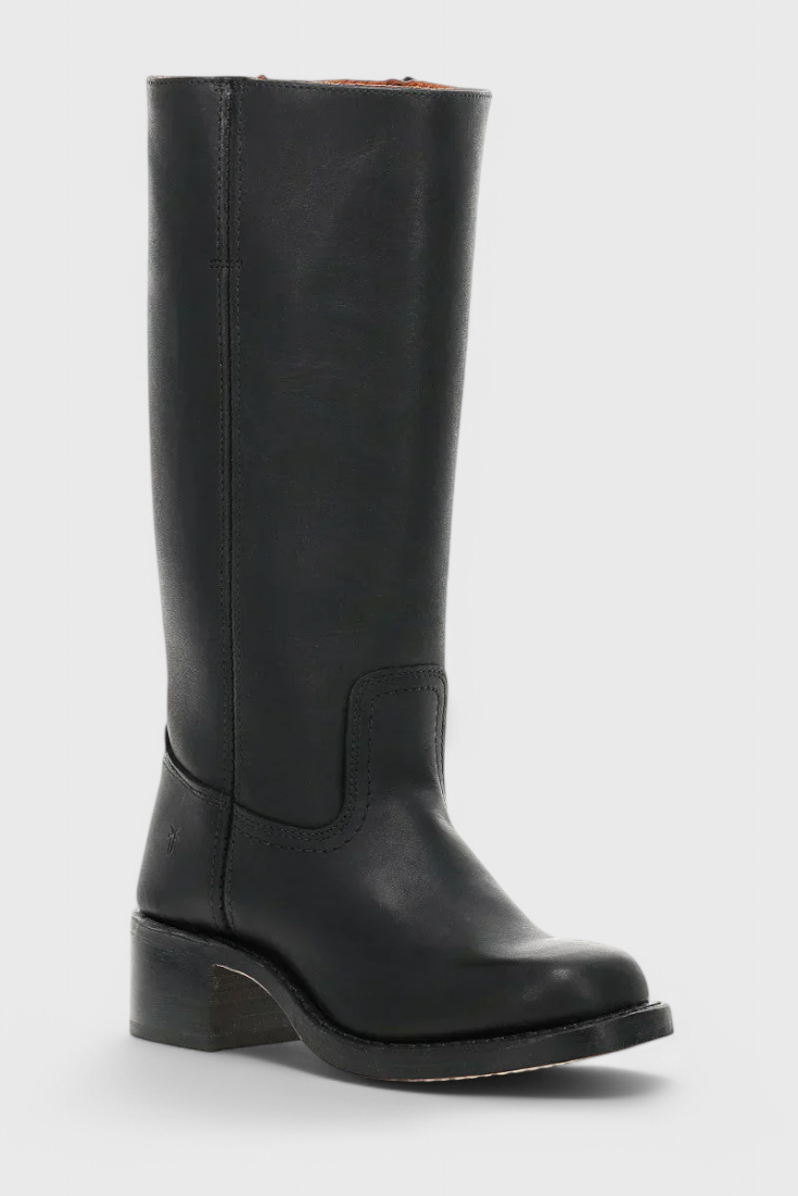 PIPPA | WOMEN'S LEATHER KNEE-HIGH BOOTS WITH HEELS