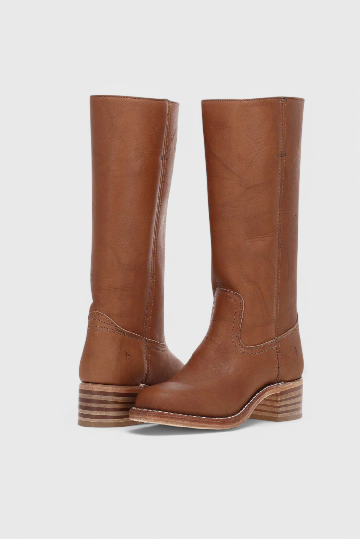 PIPPA | WOMEN'S LEATHER KNEE-HIGH BOOTS WITH HEELS