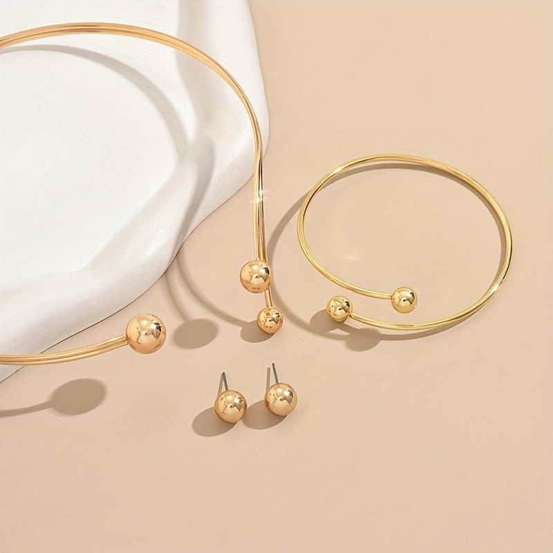 MODERN GEOMETRIC JEWELRY SET