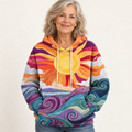 Auralei Sunburst Hoodie front view