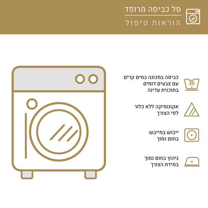 סל כביסה מרופד - מפרץ צבים
