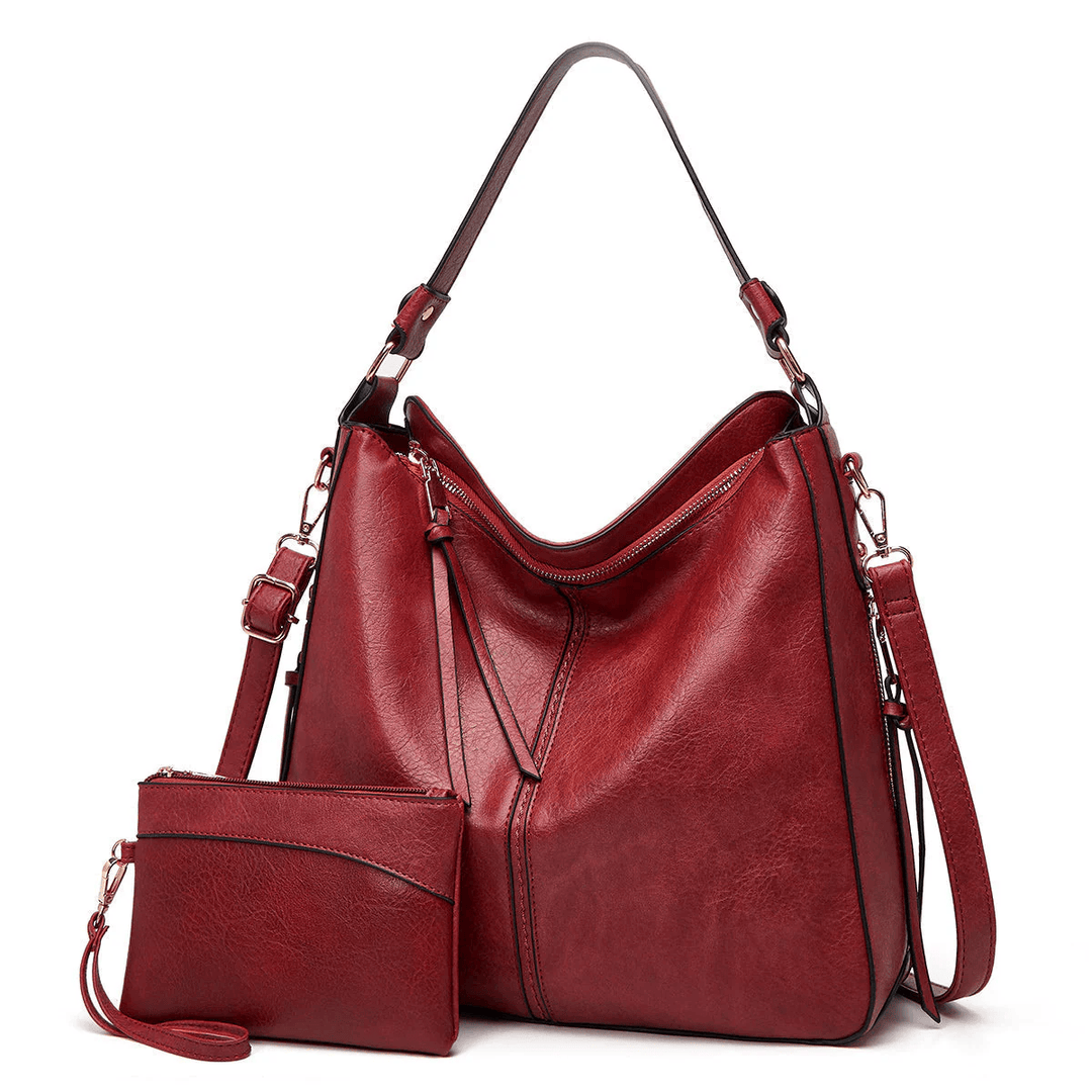 Étoile de Ville – Klassieke Vintage Leren Handtas