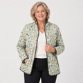 Maud Country Meadow Quilted Jacket on a mature model