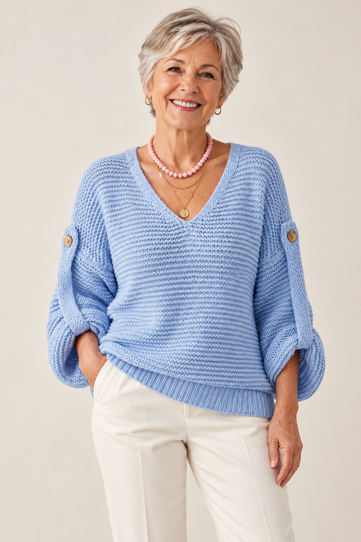 Lisa – Gracefully Designed Jumper on a mature model
