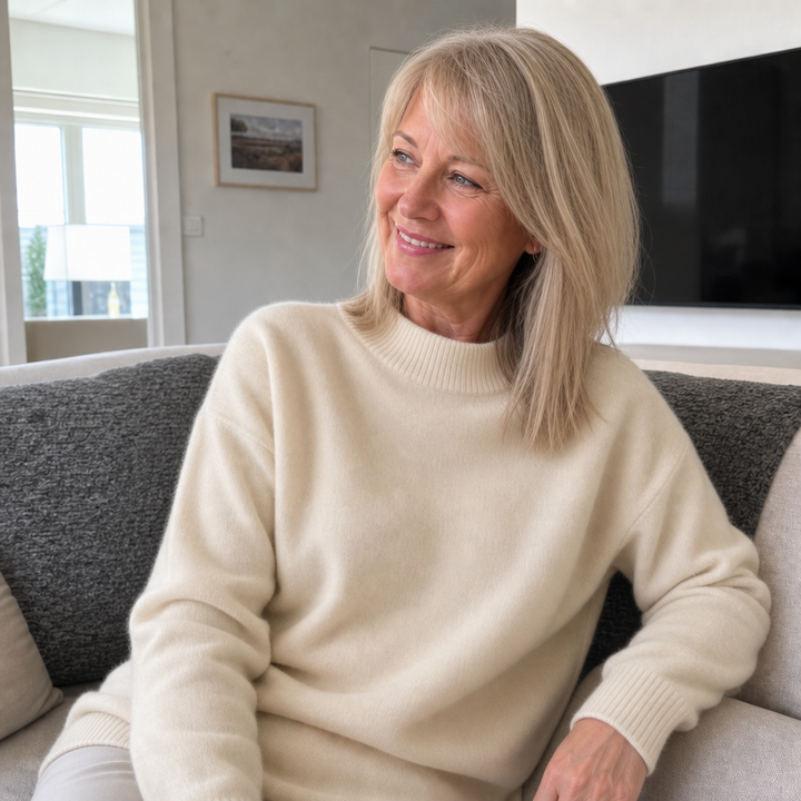 Clara | Mock-Neck Jumper