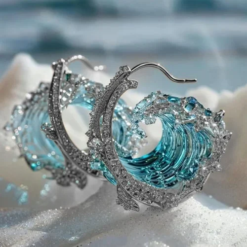 Azure Tide Earrings