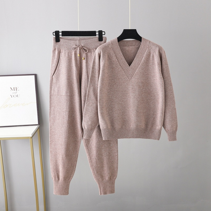 Evaris | Long Sleeve Two-Piece Set