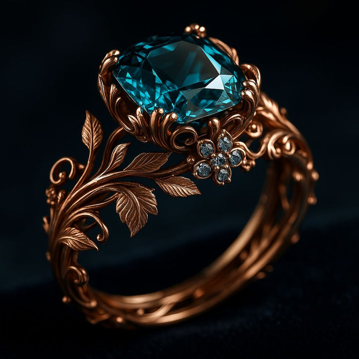 Green Crystal Ring