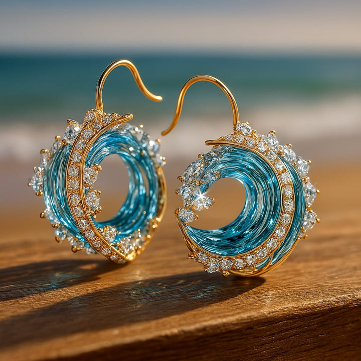 Azure Tide Earrings