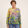 Marta | Floral Artistic Comfortable Jumper