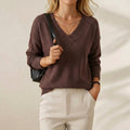Christine – Soft V-Neck Pullover Jumper