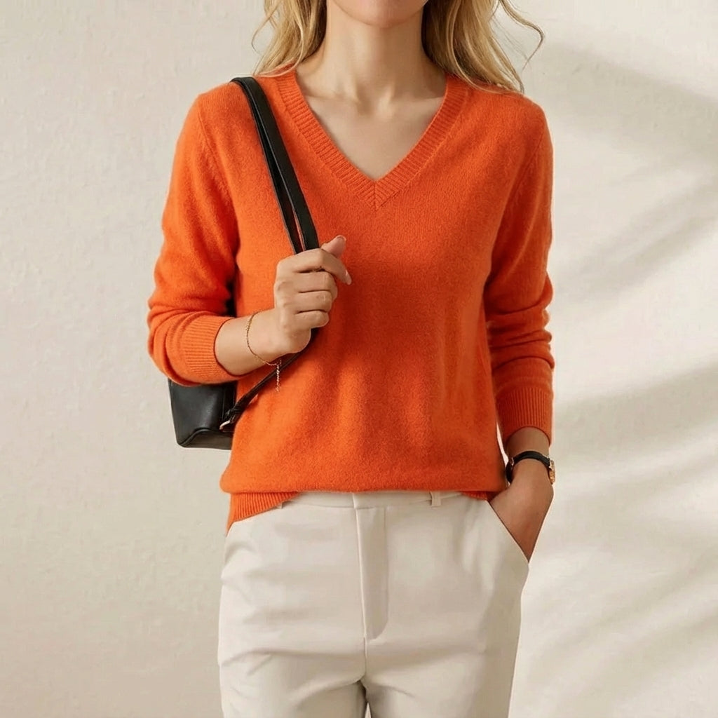 Nellie – V-Neck Pullover Jumper