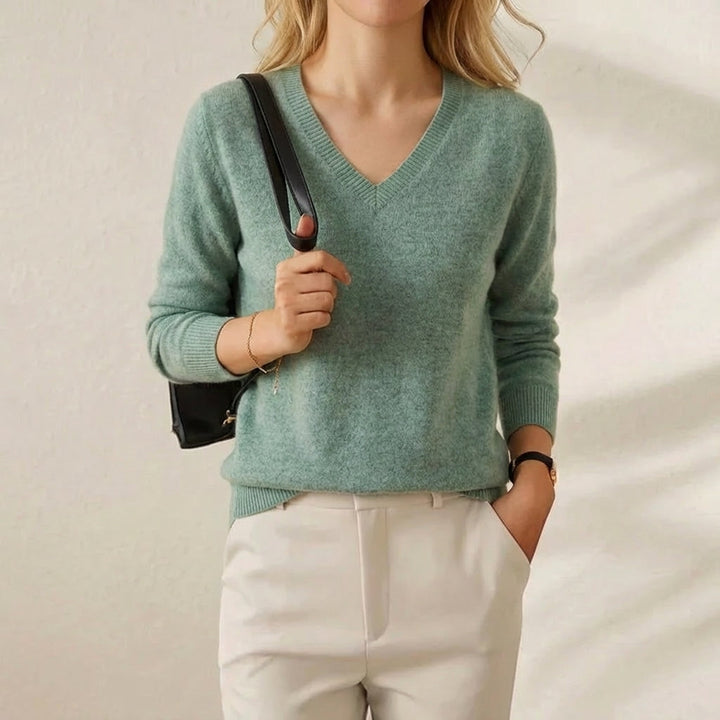 Nellie – V-Neck Pullover Jumper