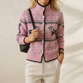 Patsy – Poodle Fair Isle Button Cardigan