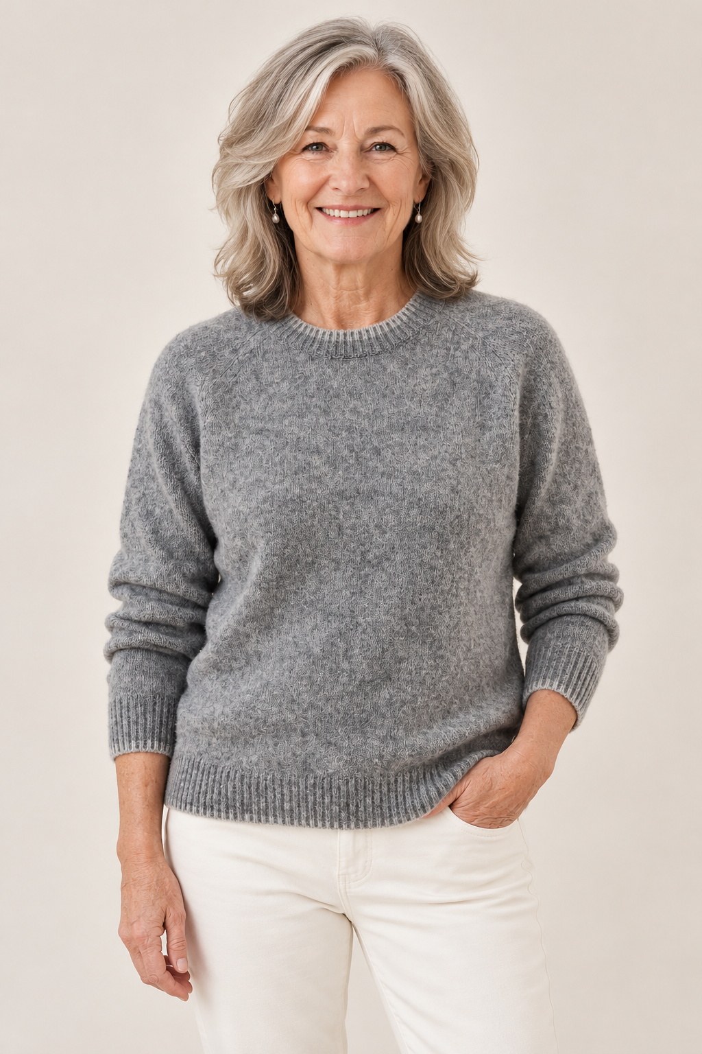 Tamara – Thoughtfully Designed Jumper on a mature model